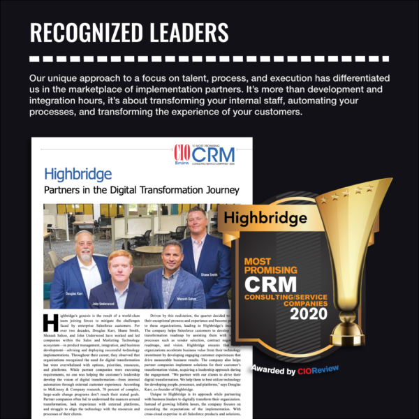 Recognized Leaders in Digital Transformation